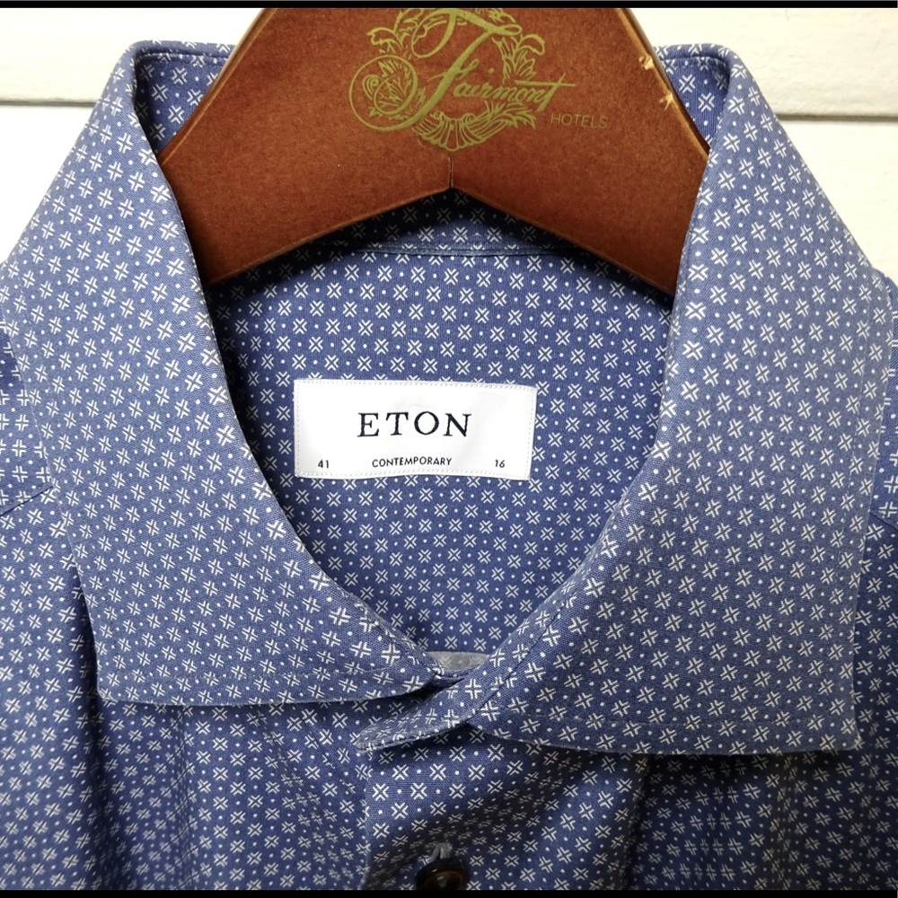 ETON Contemporary Fit Poplin 16 41